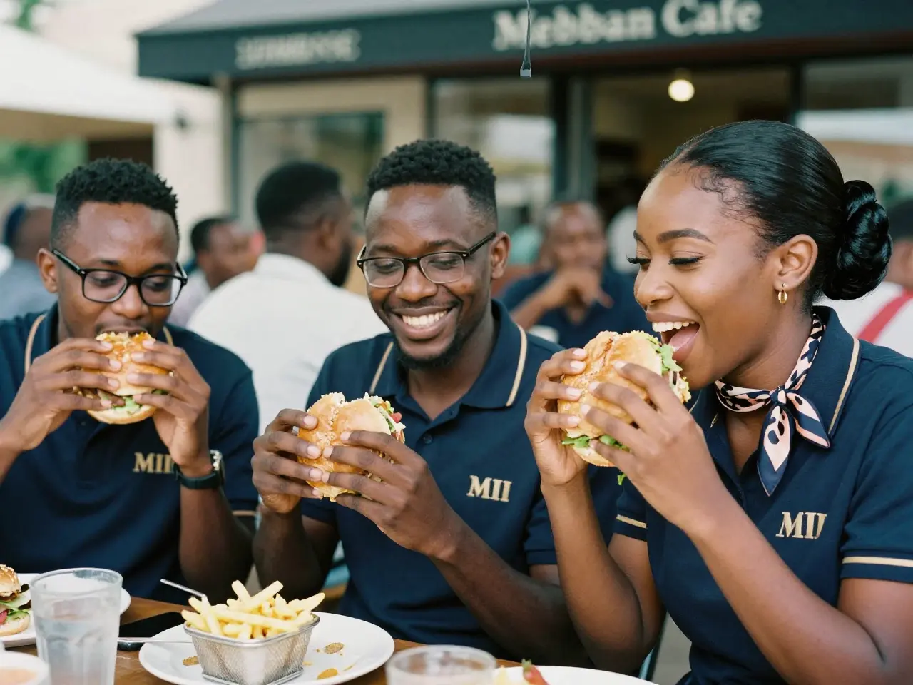 Gourmet burgers and great atmosphere